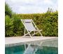 Chilienne en aluminium et textilène Sol (Lot e 2) - 