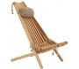 Chilienne en bois EcoChair avec coussin (Lot de 2) - 8