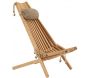 Chilienne en bois EcoChair avec coussin (Lot de 2) - 8