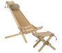 Chilienne scandinave avec repose-pieds