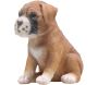 Chiot en résine Boxer 12x14x15 cm - Farmwood animals