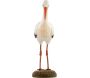 Cigogne en bois sculptée à la main 16 x 6.5 x 21 cm - WII-0105