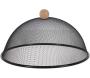 Cloche alimentaire en métal noir