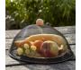 Cloche alimentaire en métal noir - 