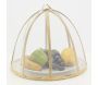 Cloche en bambou et filet blanc - AUB-5629
