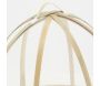 Cloche en bambou et filet blanc - 6