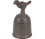 Cloche en fonte oiseau 15 cm