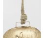 Cloche en métal doré antique Edelweiss - AUBRY GASPARD