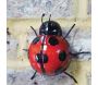 Coccinelle décorative en métal - FOU-0162
