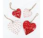 Coeurs en métal modèles assortis - 12,90