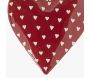 Coeurs en métal rouge et blanc - AUB-6976