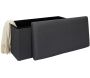 Coffre banc pliable en tissu Atome - 5