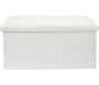 Coffre banc pliable en velours côtelé Scott - CMP-5317