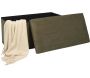 Coffre banc pliable en velours côtelé Scott - 5