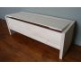 Coffre de rangement en bois brut - AUB-0625