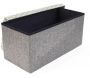 Coffre rangement banc tissu - CMP-0199