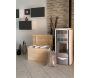 Coffre de rangement en pin brut 135 litres - 10