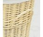 Coffres à linge en osier blanc (Lot de 3) - 6