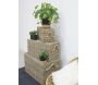 Coffres en poelet naturel (Lot de 3) - AUBRY GASPARD