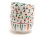 Coffret 4 bols en porcelaine Station - AMADEUS