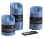 Coffret 3 bougies à LED parfumées avec télécommande - AUBRY GASPARD
