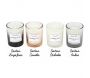 Coffret de 4 bougies parfumées Harmony 5.9 cm - THE HOME DECO FACTORY
