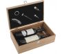 Coffret pour 2 bouteilles de vin avec accessoires