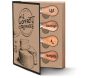 Coffret à fromages planche en hévéa et 4 couteaux - 11,90