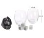 Coffret 2 verres et pierres à whisky - 7,14