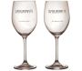 Coffret de 2 verres à vin Humour