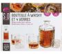 Coffret whisky avec bouteille et 4 verres - 6