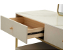 Coiffeuse en bois de pin avec miroir et tabouret Luxury - 7