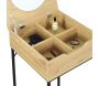 Coiffeuse compacte en bois Abott - 6