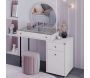 Coiffeuse avec miroir et rangements Tiana - 8
