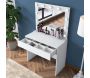 Coiffeuse avec rangements er miroir Beauty - 7