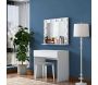 Coiffeuse avec rangements er miroir Beauty - 7