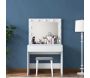Coiffeuse avec rangements er miroir Beauty - 5