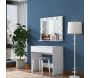 Coiffeuse avec rangements er miroir Beauty - 7