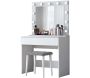 Coiffeuse avec rangements er miroir Beauty - 279