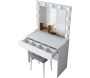 Coiffeuse avec rangements er miroir Beauty