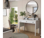 Coiffeuse 3 tiroirs en aggloméré Frannie - HANAH HOME