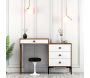 Coiffeuse avec tiroirs en aggloméré Lizbon - HANAH HOME