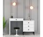 Coiffeuse avec tiroirs en aggloméré Lizbon - HANAH HOME