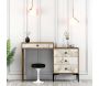 Coiffeuse avec tiroirs en aggloméré Lizbon - HANAH HOME