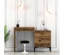 Coiffeuse avec tiroirs en aggloméré Lizbon - HANAH HOME