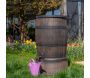 Récupérateur d'eau de pluie en polyéthylène avec robinet chromé Barrel - ROTO