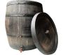 Récupérateur d'eau de pluie en polyéthylène avec robinet chromé Barrel