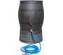 Récupérateur d'eau de pluie en polyéthylène avec support Barrel