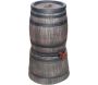 Récupérateur d'eau de pluie en polyéthylène avec support Barrel