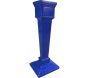 Colonne pour boîte aux lettres en aluminium grand modèle 1950